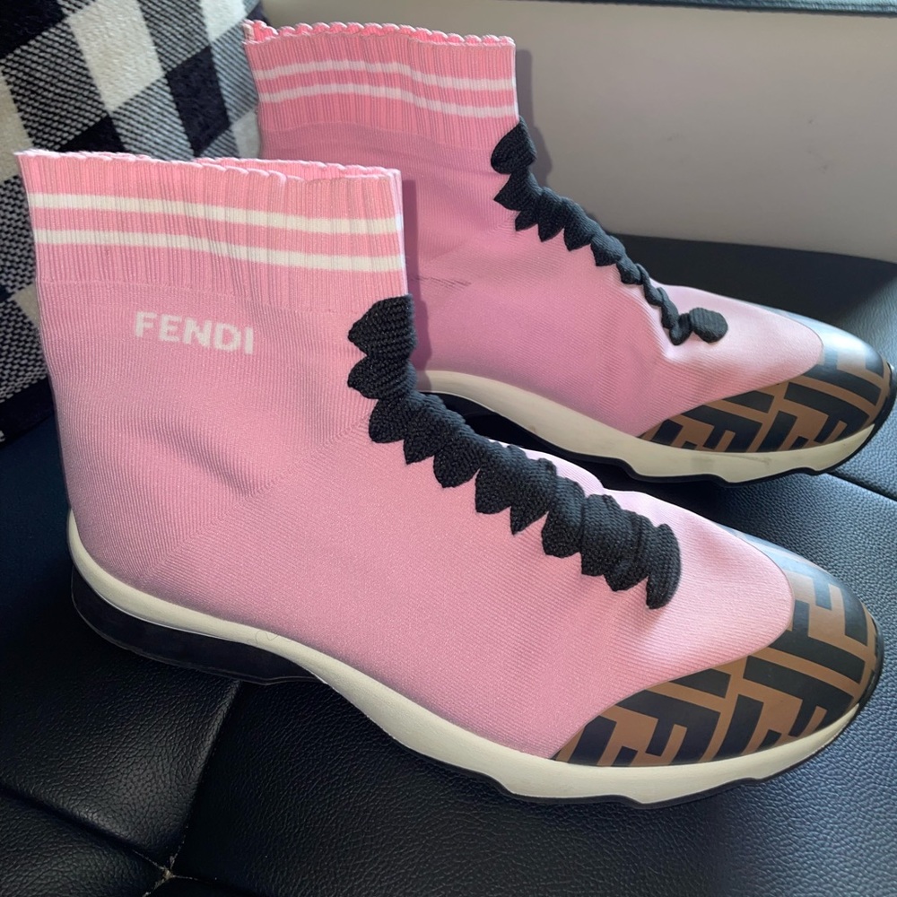 Fendi High Top Sneakers